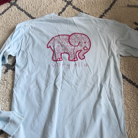 SOLD Ivory Ella long sleeve top - Picture 2 of 4